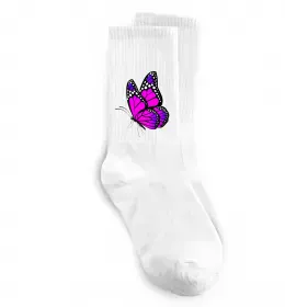 Носки Рожевий метелик Белый фото