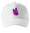Кепка Рожевий метелик Белый фото