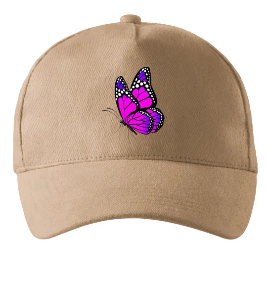 Кепка Рожевий метелик Песочный фото