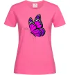 Женская футболка Рожевий метелик Ярко-розовый фото