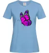 Женская футболка Рожевий метелик Голубой фото
