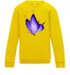 Детский Свитшот Flying butterfly Солнечно желтый Детский Свитшот Flying butterfly Солнечно желтый фото