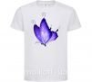 Детская футболка Flying butterfly Белый фото
