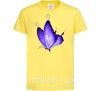Дитяча футболка Flying butterfly Лимонний фото