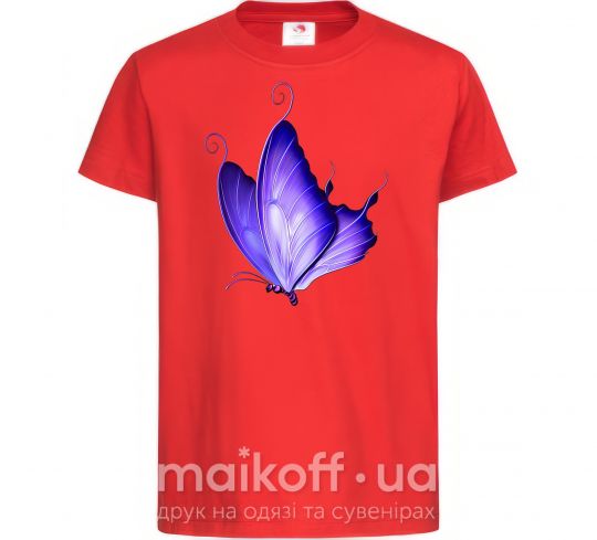 Дитяча футболка Flying butterfly Червоний фото
