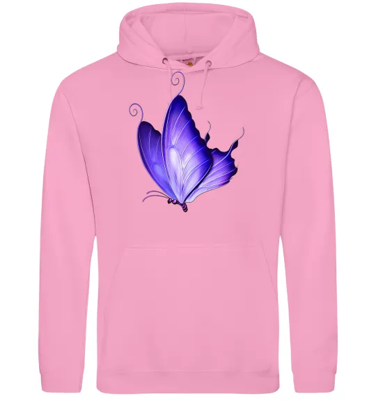 Жіноча толстовка (худі) Flying butterfly Рожевий фото