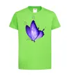 Детская футболка Flying butterfly Лаймовый фото