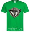 Мужская футболка Round butterfly Зеленый фото