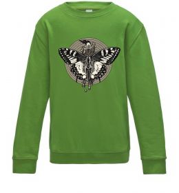 Детский Свитшот Round butterfly