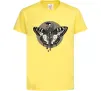 Детская футболка Round butterfly Лимонный фото