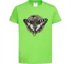 Детская футболка Round butterfly Лаймовый фото
