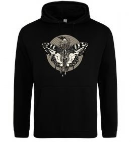 Мужская толстовка (худи) Round butterfly