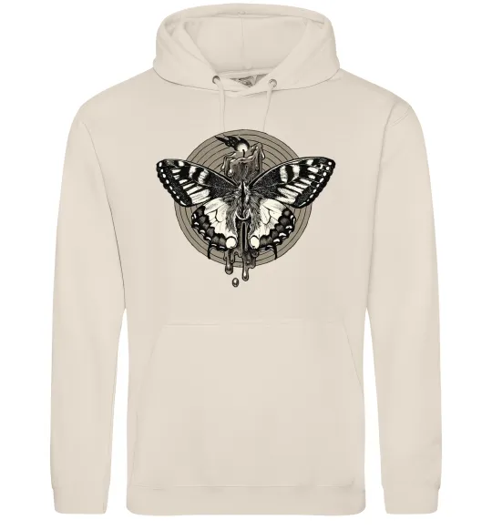 Женская толстовка (худи) Round butterfly Таш фото