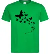 Чоловіча футболка Метелики в польоті Зелений Чоловіча футболка Метелики в польоті Зелений фото