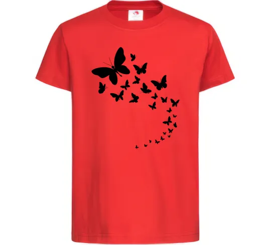 Детская футболка Метелики в польоті Красный фото