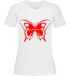 Женская футболка Червоний метелик Белый фото