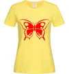 Женская футболка Червоний метелик Лимонный фото