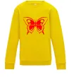 Детский Свитшот Червоний метелик Солнечно желтый фото