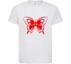 Детская футболка Червоний метелик Белый фото