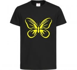 Детская футболка Жовтий метелик неон