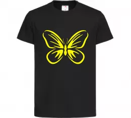 Детская футболка Метелик жовто-блакитний Белый фото