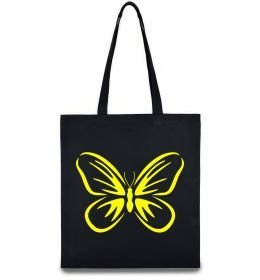 Еко-сумка Жовтий метелик неон Еко-сумка Жовтий метелик неон