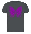Мужская футболка Фіолетовий метелик Графит Мужская футболка Фіолетовий метелик Графит фото