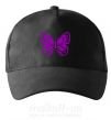 Кепка Фиолетовая бабочка одноцвет Чорний фото