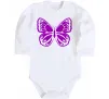 Детский боди Фіолетовий метелик Белый фото