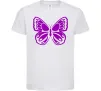 Детская футболка Фіолетовий метелик Белый фото
