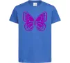 Детская футболка Фіолетовий метелик Ярко-синий фото