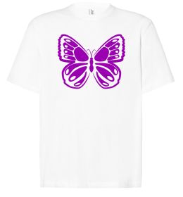 Футболка Оверсайз Фіолетовий метелик
