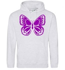 Жіноча толстовка (худі) Фіолетовий метелик