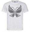 Мужская футболка Butterfly wings Белый фото