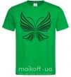 Мужская футболка Butterfly wings Зеленый фото