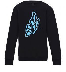 Детский Свитшот Небесно-блакитний метелик