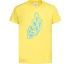 Дитяча футболка Небесно-блакитний метелик Лимонний фото