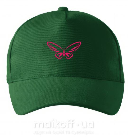 Кепка Fuchsia butterfly Темно-зелений фото