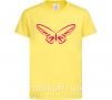 Дитяча футболка Fuchsia butterfly Лимонний фото
