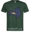 Чоловіча футболка Angry wolf Темно-зелений фото