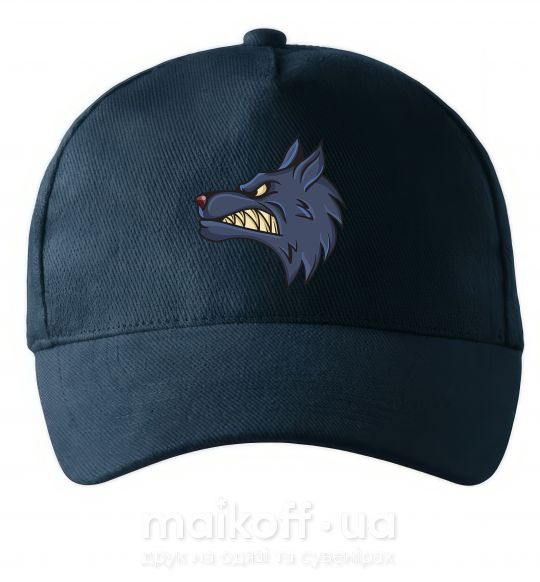 Кепка Angry wolf Темно-синий фото