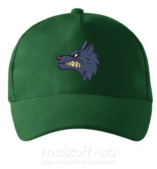 Кепка Angry wolf Темно-зеленый фото