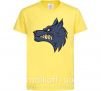 Детская футболка Angry wolf Лимонный фото