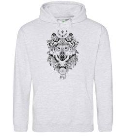 Чоловіча толстовка (худі) Малюнок вовка