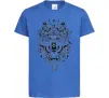 Детская футболка Малюнок вовка Ярко-синий фото