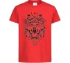 Детская футболка Малюнок вовка Красный фото