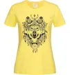 Жіноча футболка Малюнок вовка Лимонний Жіноча футболка Малюнок вовка Лимонний фото