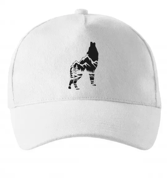 Кепка Forest wolf Белый фото