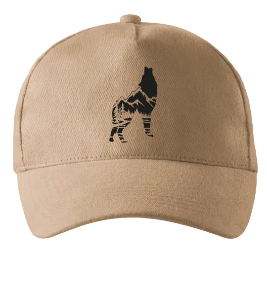 Кепка Forest wolf Пісочний фото