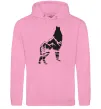 Женская толстовка (худи) Forest wolf Розовый фото